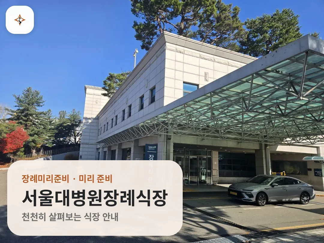 서울 종로구 서울대병원장례식장 미리 보는 모습