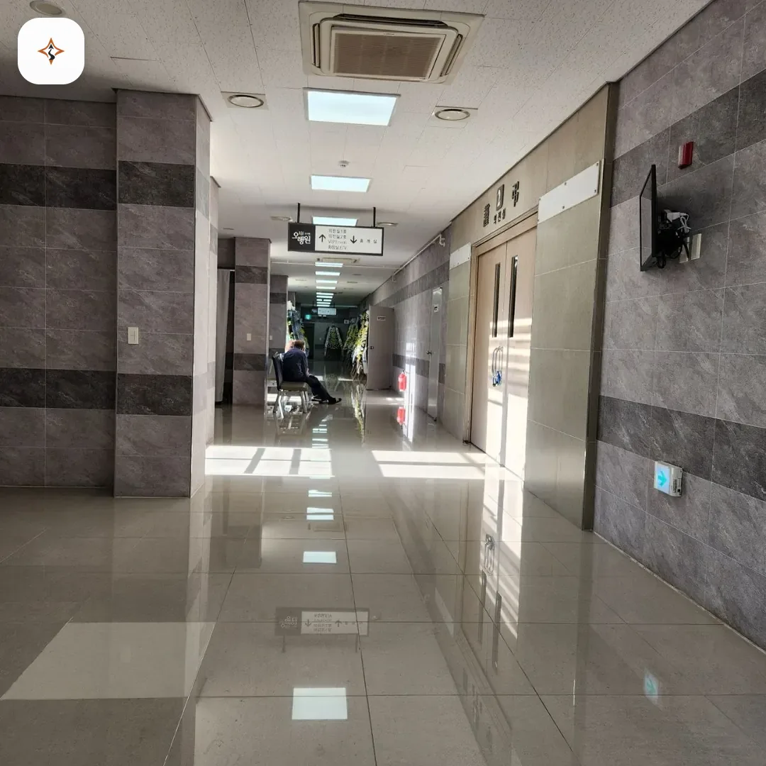 전북 군산시 군산의료원 장례식장 둘러보는 풍경