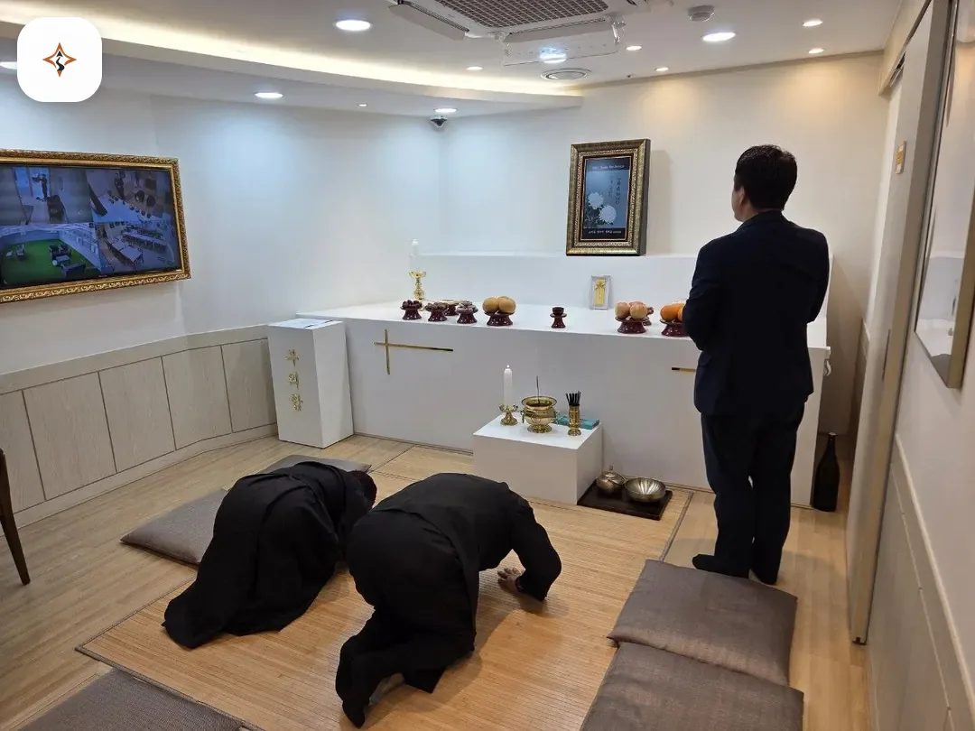 부산 동래구 동래봉생병원장례식장 둘러보는 풍경