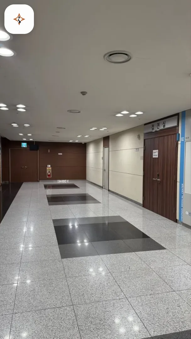 충남 천안시 천안의료원장례식장 둘러보는 풍경