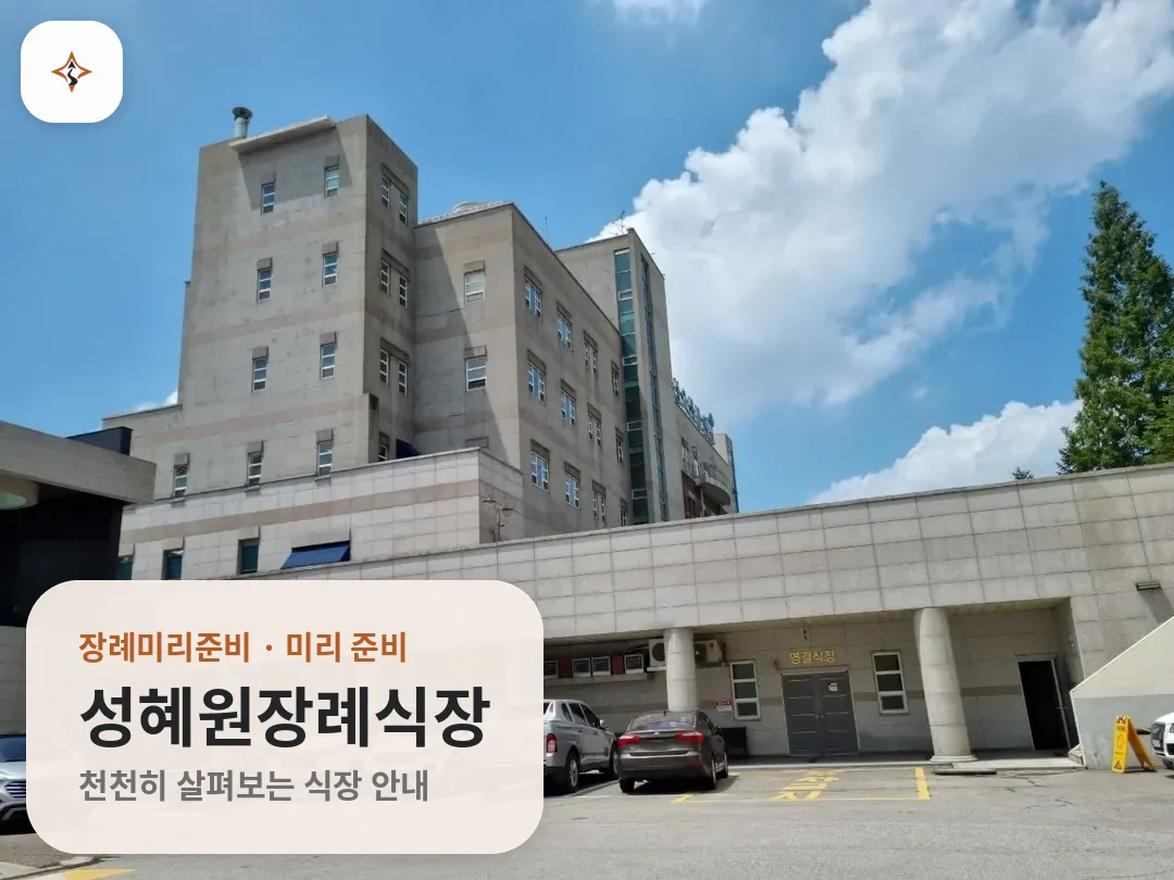 경기 안성시 성혜원장례식장 미리 보는 모습