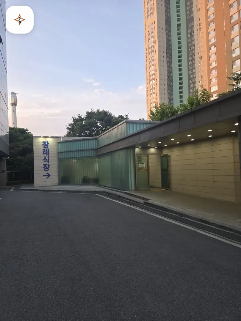 경기 고양시 일산병원장례식장 둘러보는 풍경